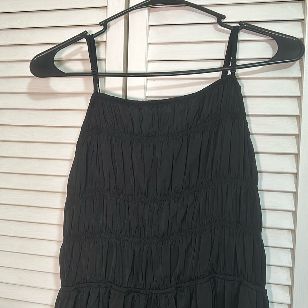 GAP - BLACK DRESS FLOWY BEACH DRESS